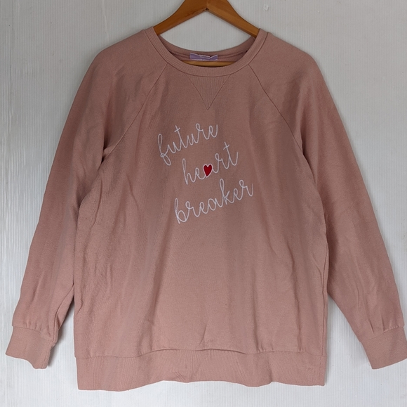 MOTHERHOOD MATERNITY future heartbreaker graphic comfy sweatshirt - Picture 5 of 11